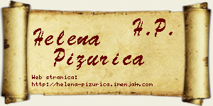 Helena Pižurica vizit kartica